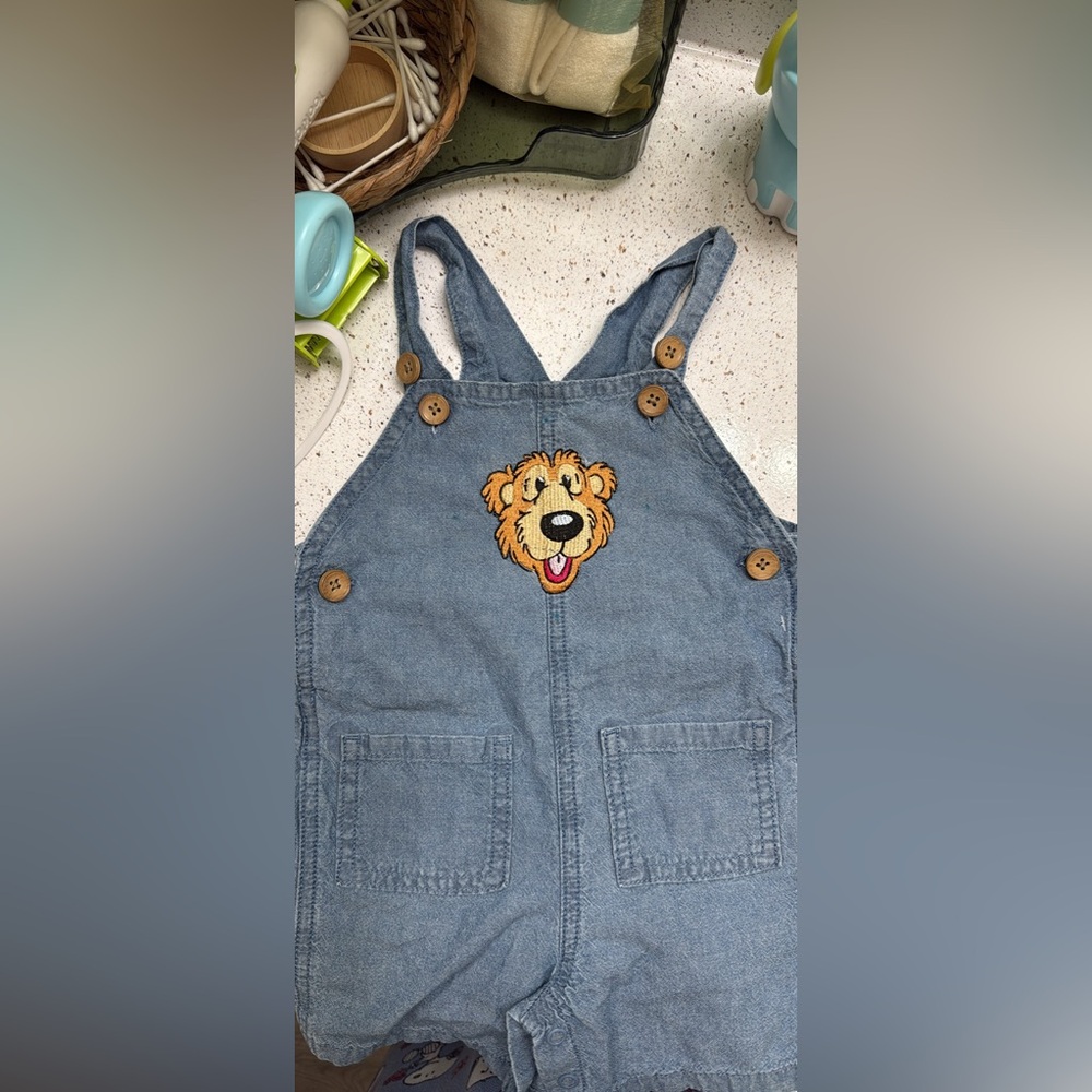 9M BEAR IN THE BIG BLUE HOUSE SHORTALLS